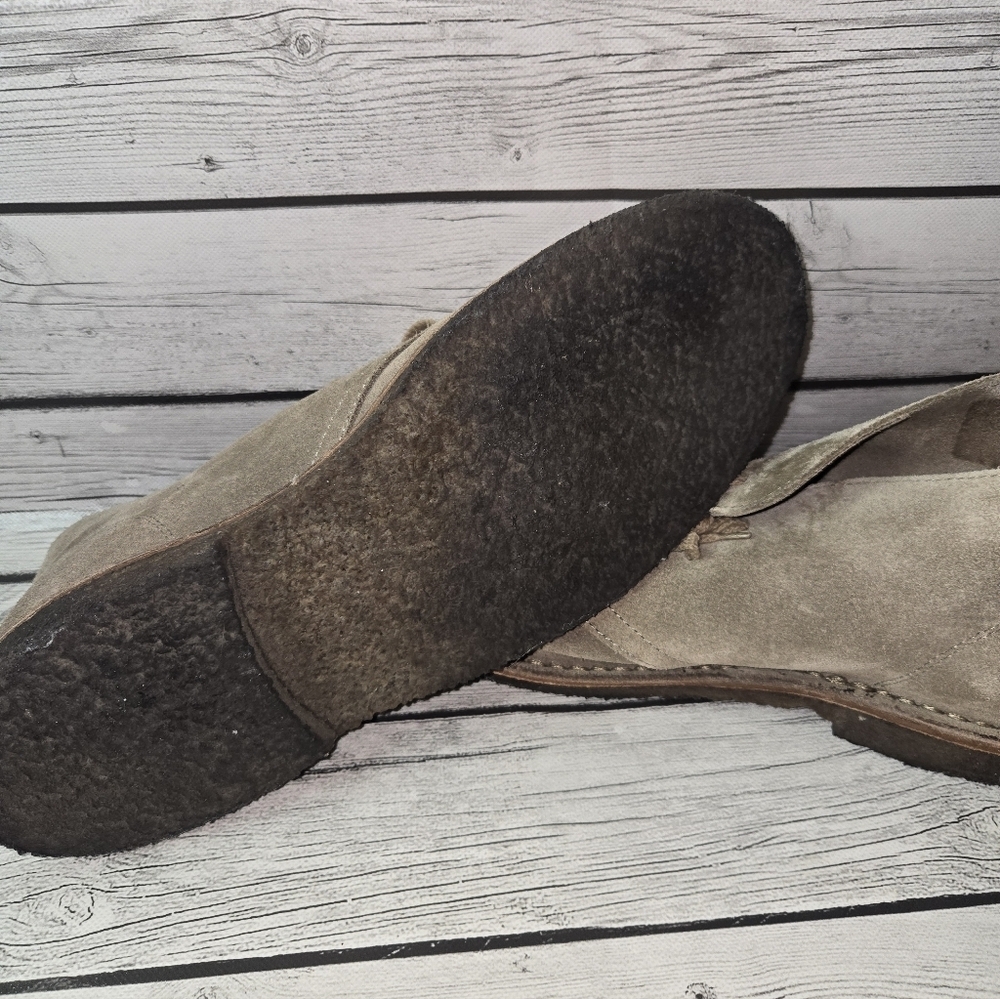 Rhodes Made in Italy Suede Chukka Boots Desert Style Crepe Sole Size 10 - Picture 16 of 16